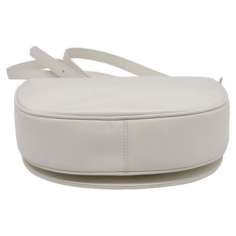 Saint Laurent Joan Quilted Shoulder Bag in White Calf Leather - Picture 6 of 10